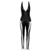 Wetlook Catsuit med Snøredetaljer - Image 11