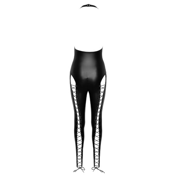 Wetlook Catsuit med Snøredetaljer - Image 12