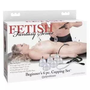 Fetish Fantasy Vakuum Cupping Sæt med Håndpumpe