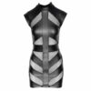 Wetlook Kjole med Nylon Indsatser