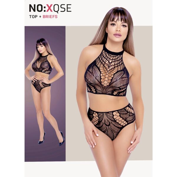 Net Top med Trusser i Blonde Look - Image 9