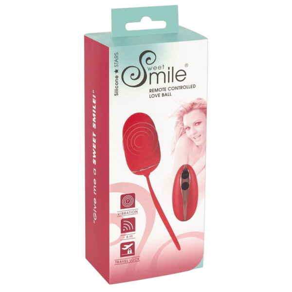 Sweet Smile Fjernbetjent Vibrator ÆgRød