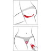 Sweet Smile Fjernbetjent Lay-on Trusse Vibrator - Image 2