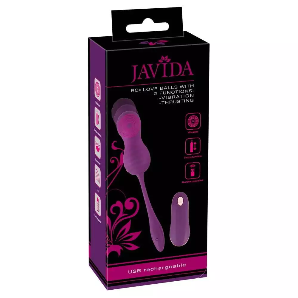 Javida Vibrator Æg og BækkenbundskuglerLilla