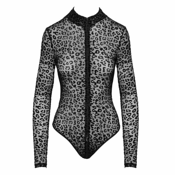 Noir Leopard Body med Blonde Krave - Image 6