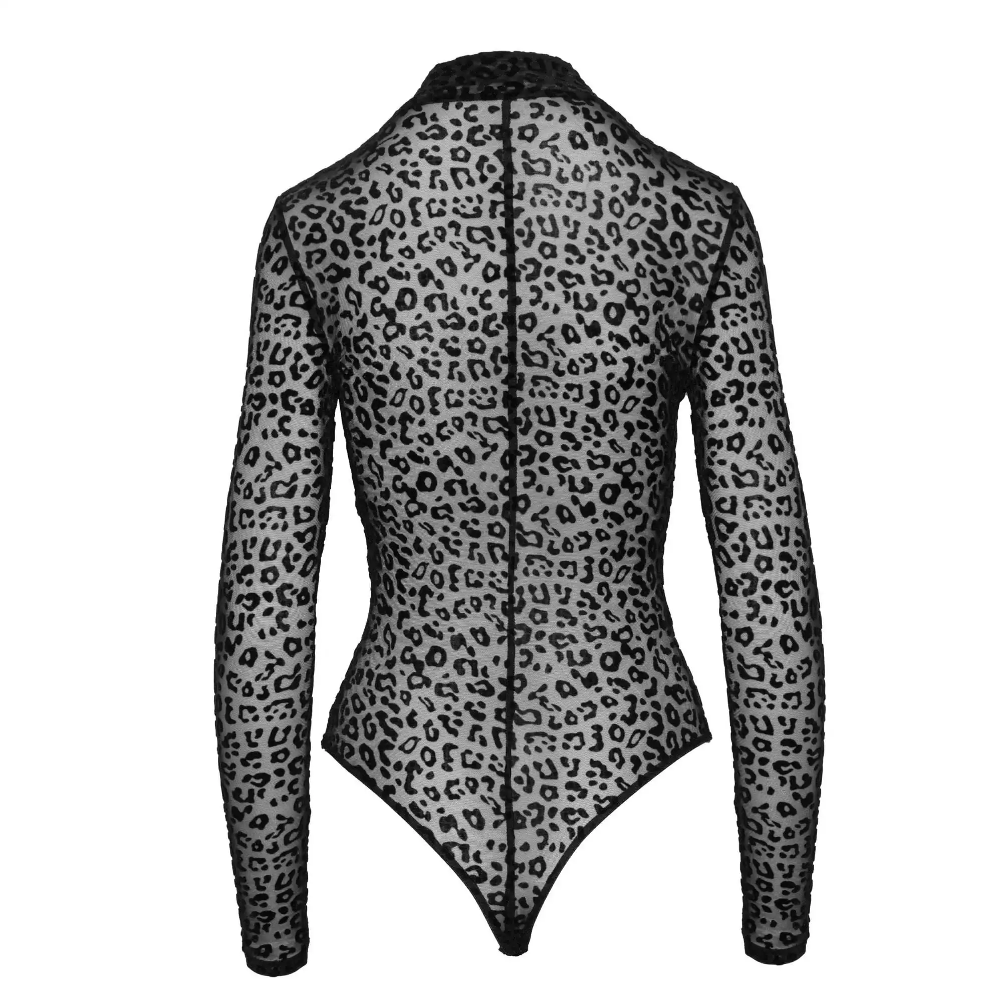 Noir Leopard Body med Blonde Krave - Billede 7