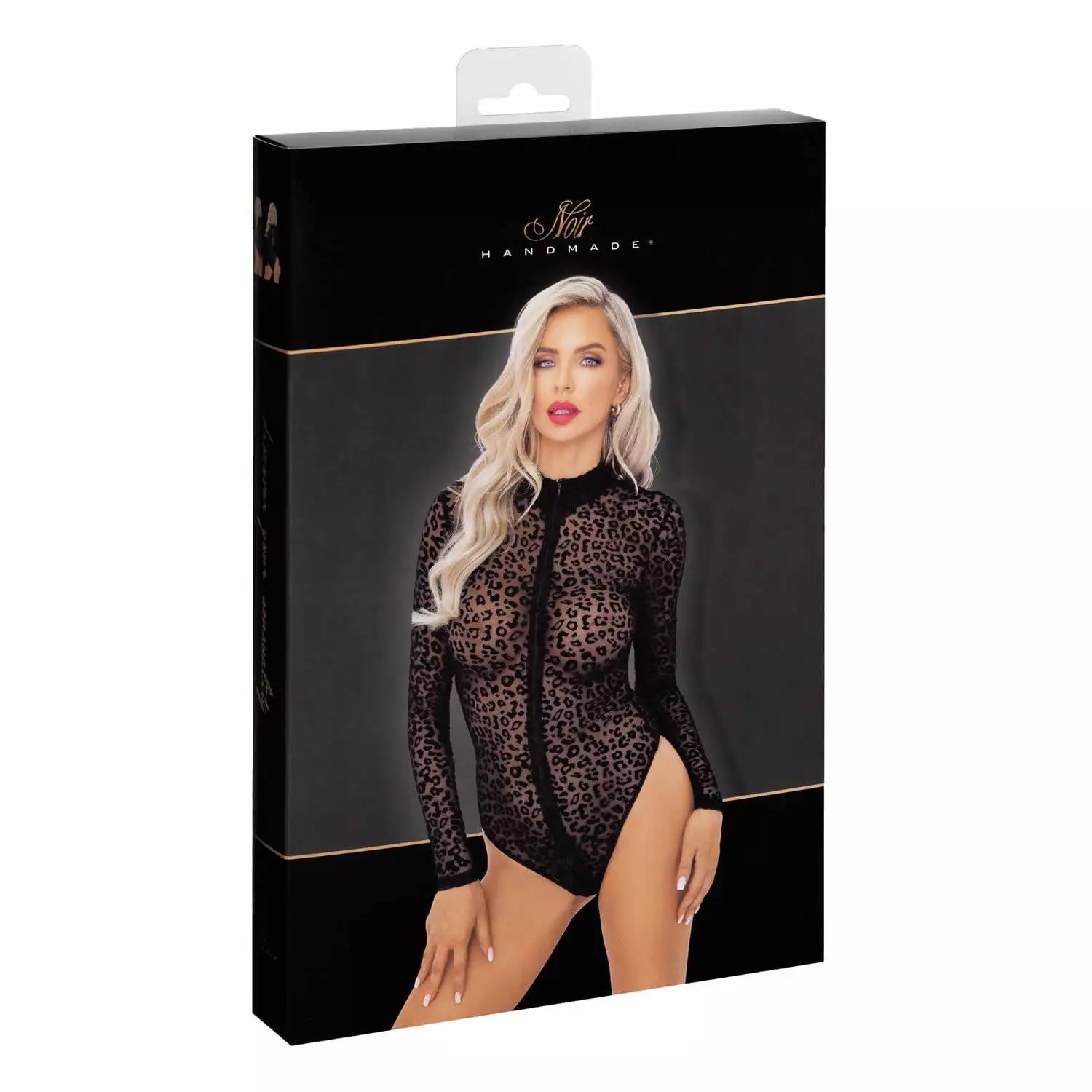 Noir Leopard Body med Blonde Krave - Billede 9