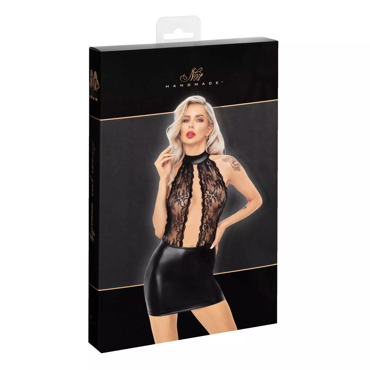 Noir Wetlook og Blonde Kjole - Billede 8