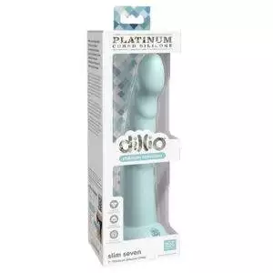 Dillio Platinum Slim Seven Dildo med Sugekop