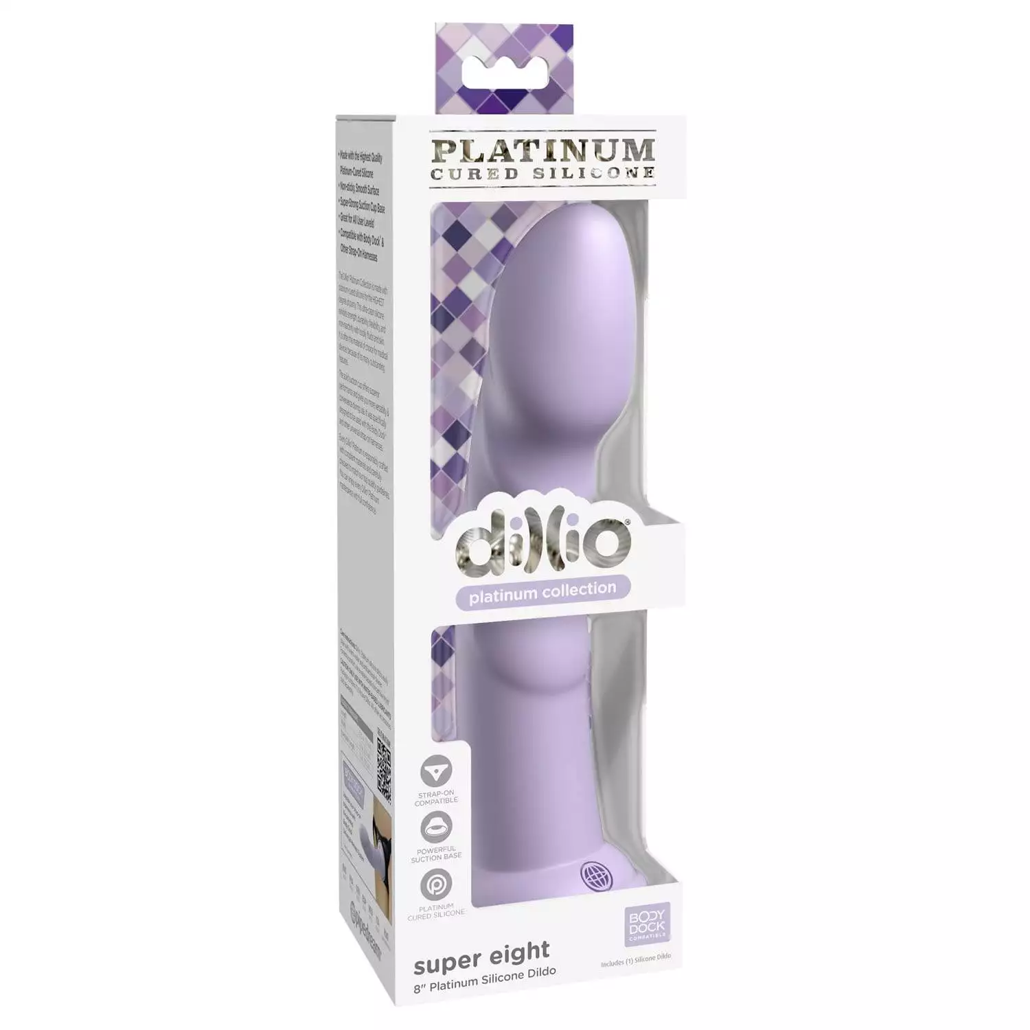 Dillio Platinum Super Eight Dildo med Sugekop - Billede 4