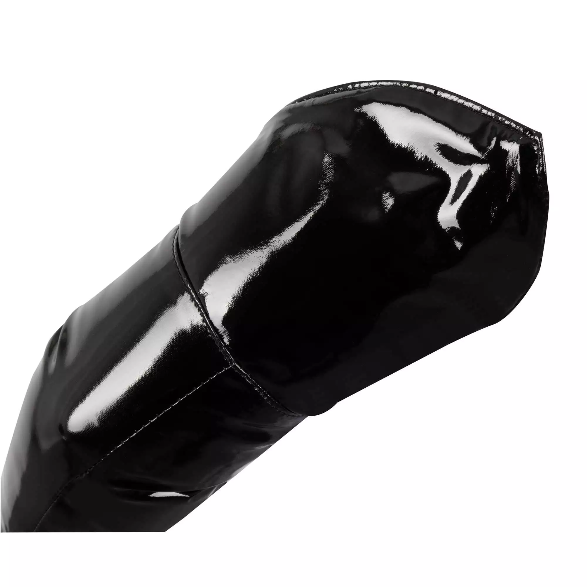 Sorte lak-handsker - Billede 4