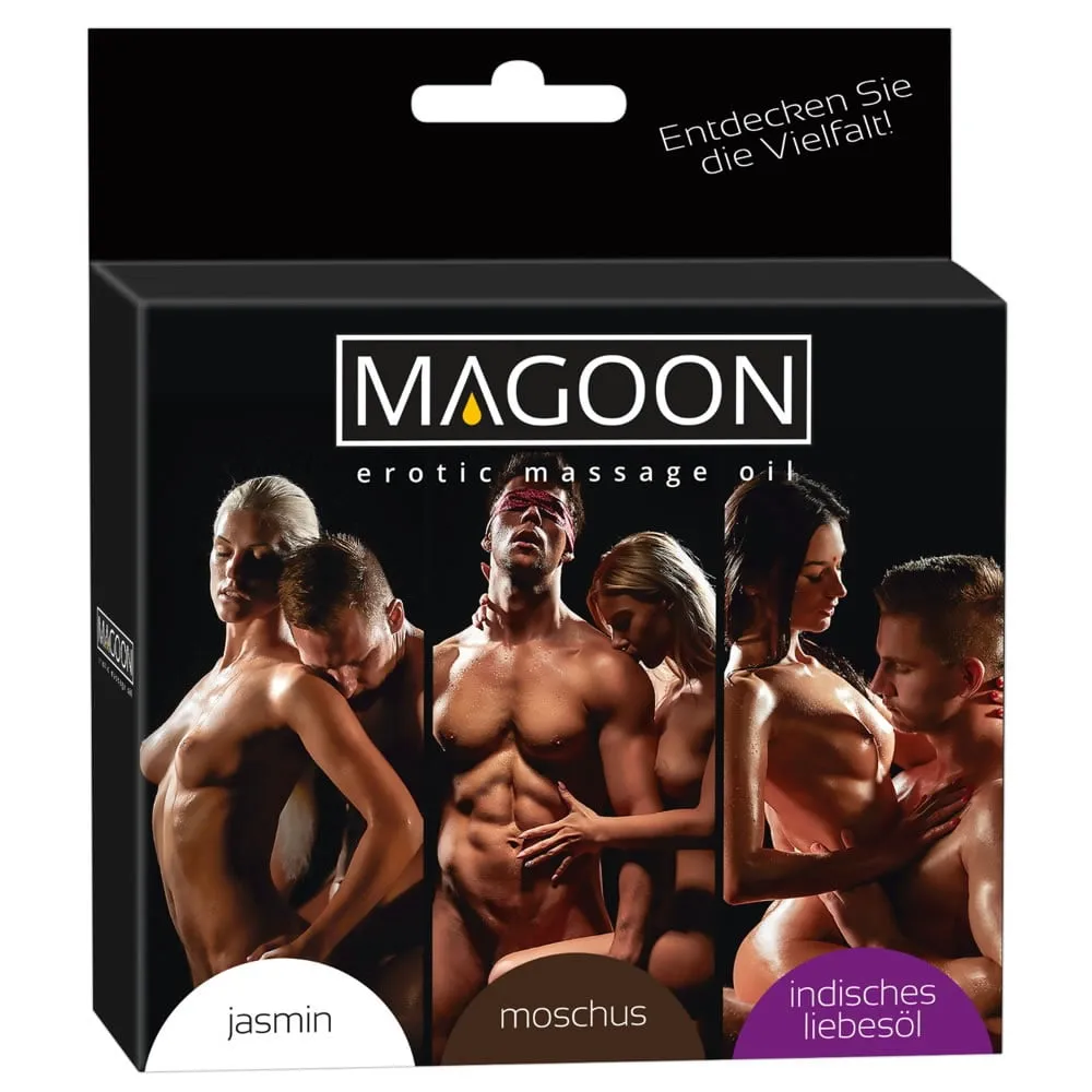 Magoon Massageolie Sæt 3 x 50 ml3 Flasker