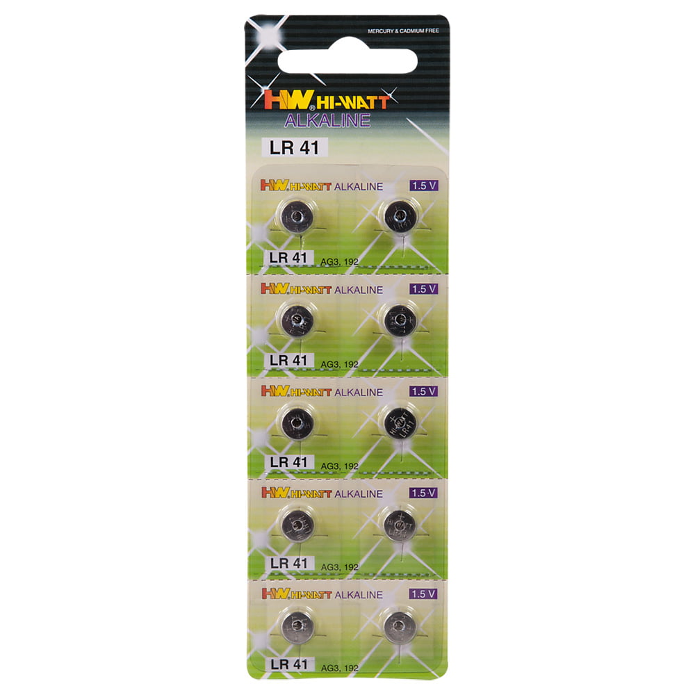 Lithium Batteri LR 41Pakke med 10 stk