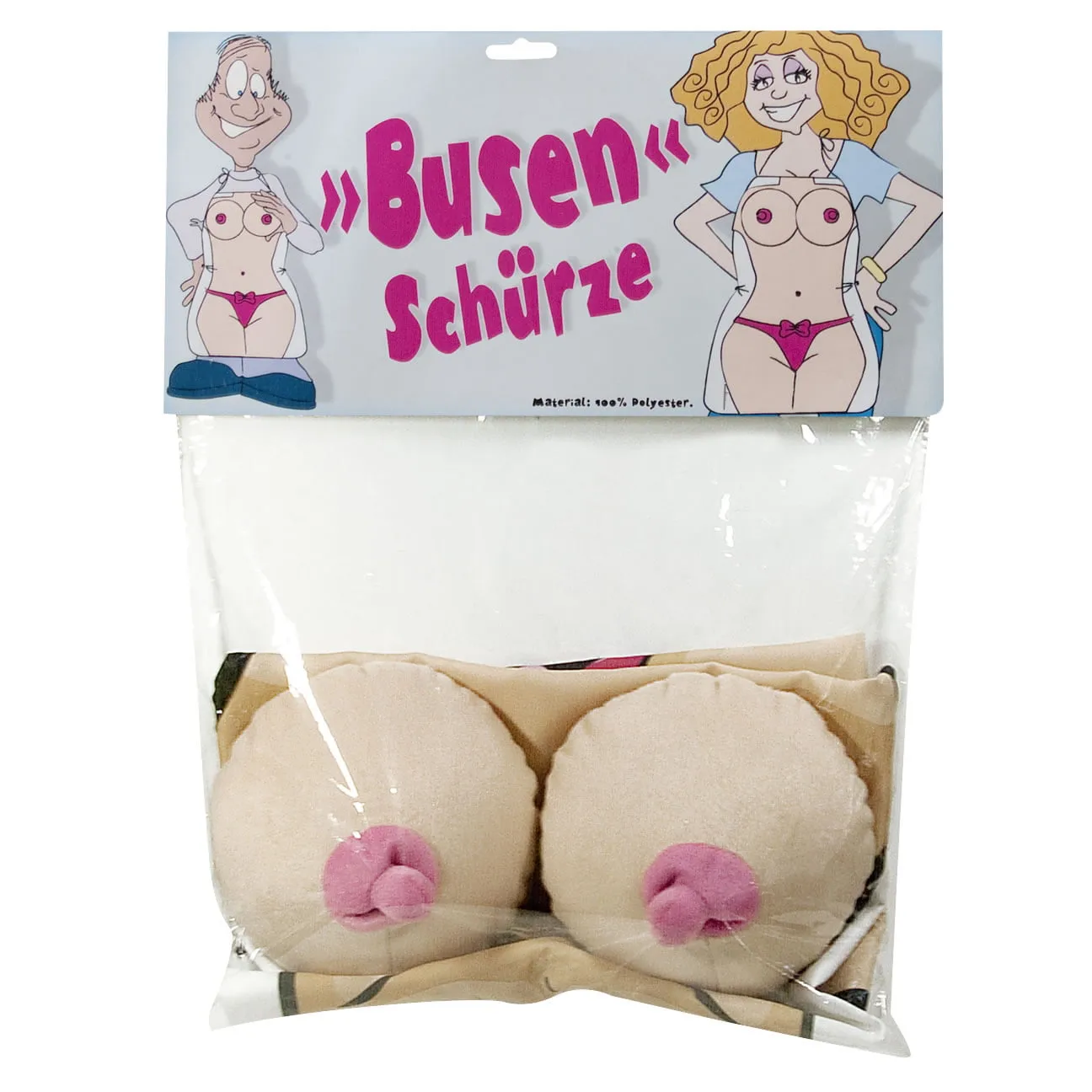 Forklæde med brysterOnesize