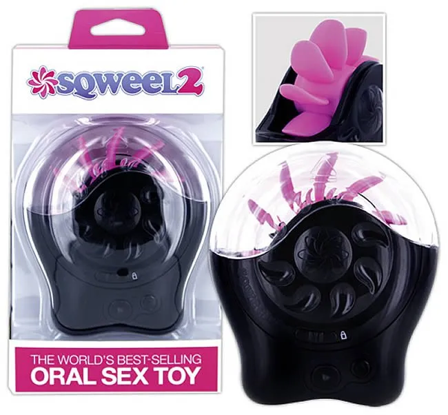 Sqweel 2 - Oral Sex StimualtorPink og Hvid