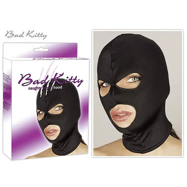 Hovedmaske i Stof med ØjenhullerSort