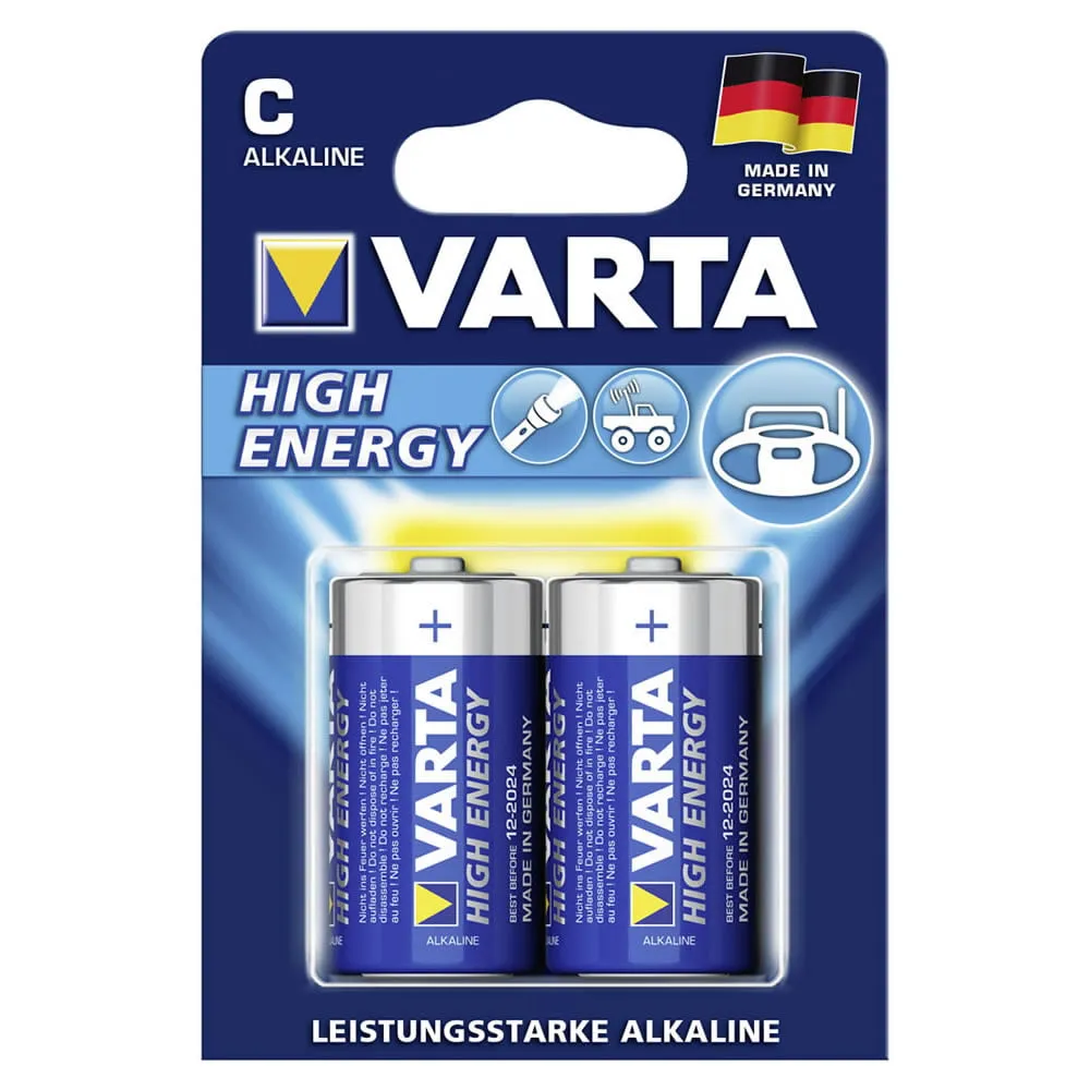 Varta C Batterier High Energy 1