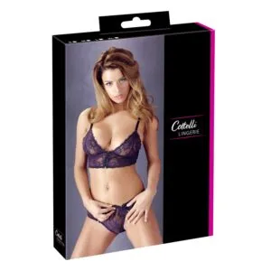 Blonde Bralette og Trusse sæt