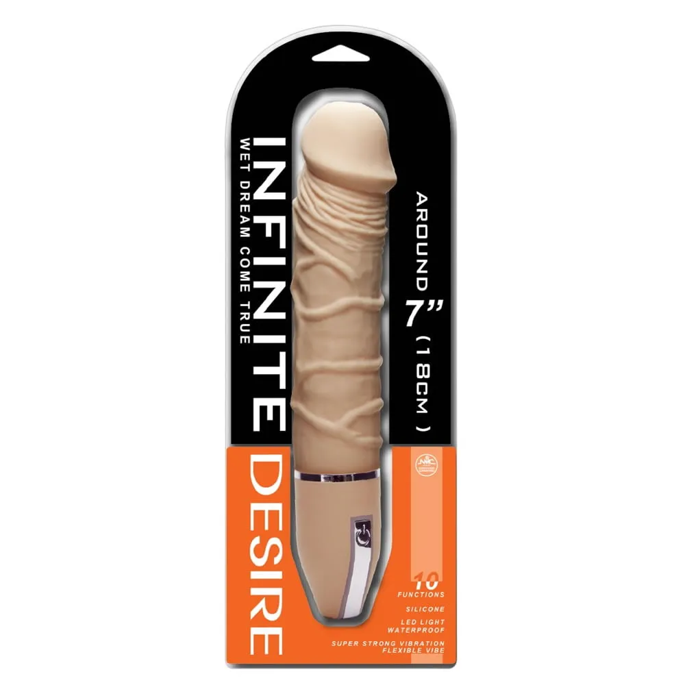 Infinite Desire Silikone VibratorHudfarve