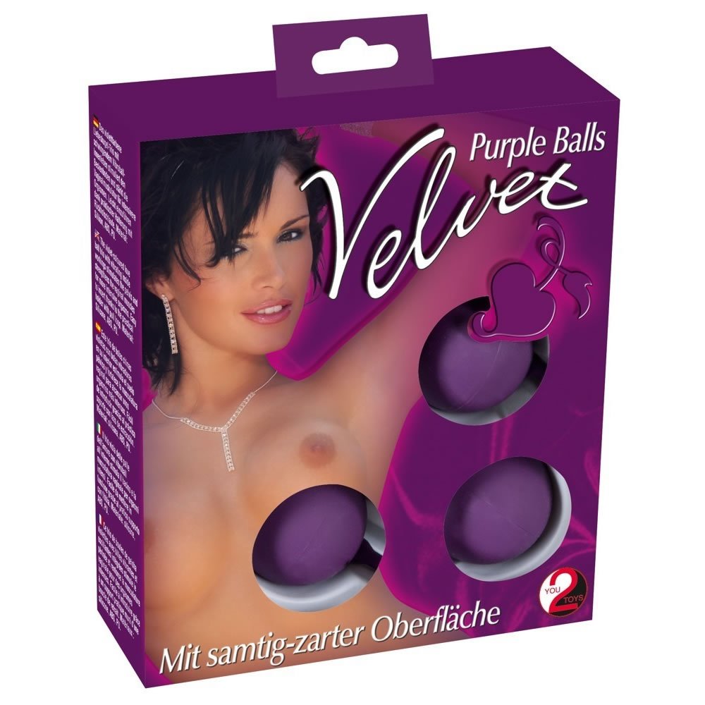 Velvet Loveballs 3 stk ElskovskuglerLilla