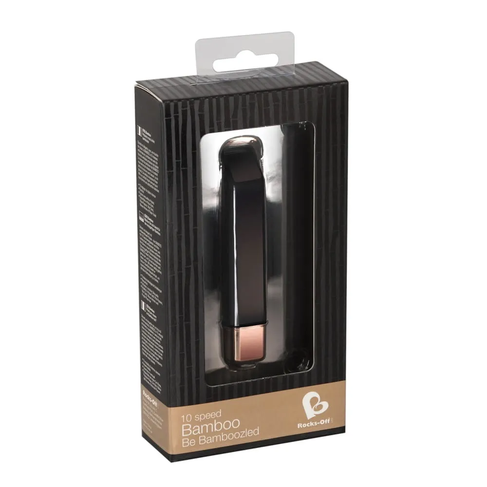 Rocks-Off Bamboo Mini VibratorSort / Guld