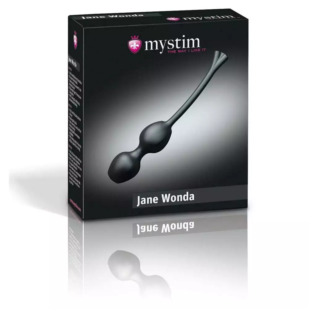 Mystim Jane Wonda Pirrestrøm BækkenbundskuglerSort