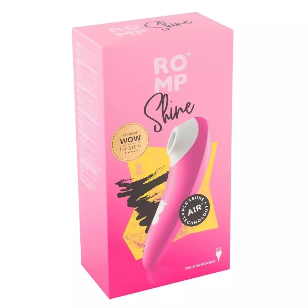 ROMP Shine Klitoris Stimulator - Pulsator med Pleasure AirPink