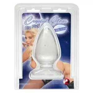 Crystal Clear Big Anal Plug