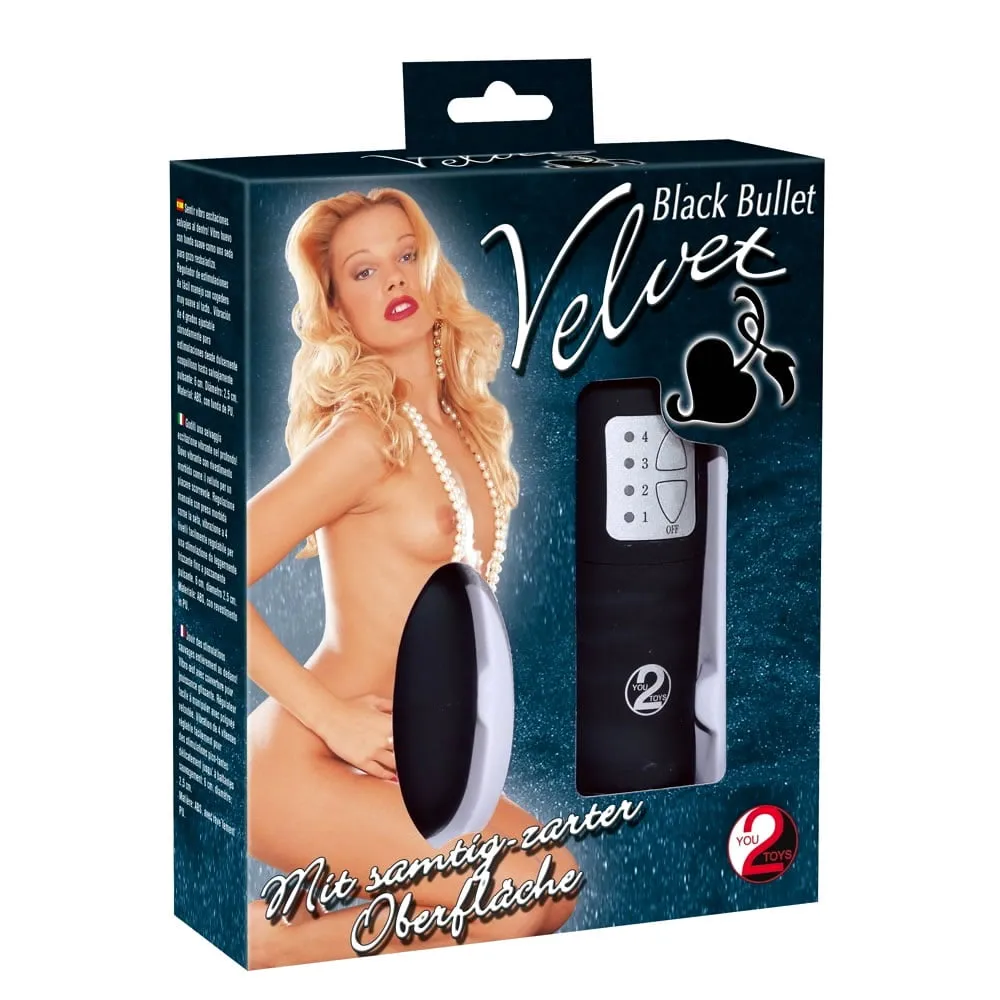 Black Velvet Bullet VibratorSort