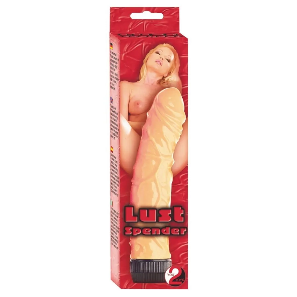 Lust Spender Natural Dildo VibratorHudfarve