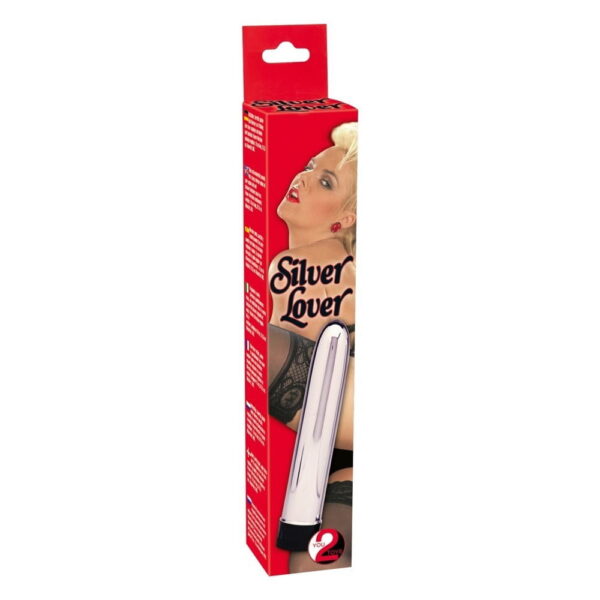Silver Lover Sølv VibratorSølvfarvet