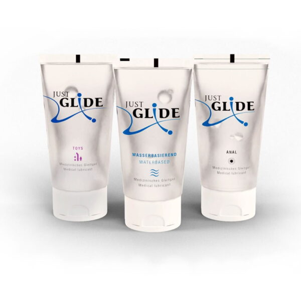Just Glide Vandbaseret Glidecreme Pakke3 x 50 ml Tuber