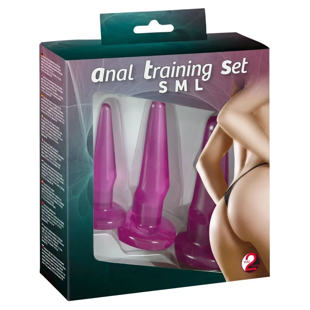 Anal Training - Anal plug sætPink