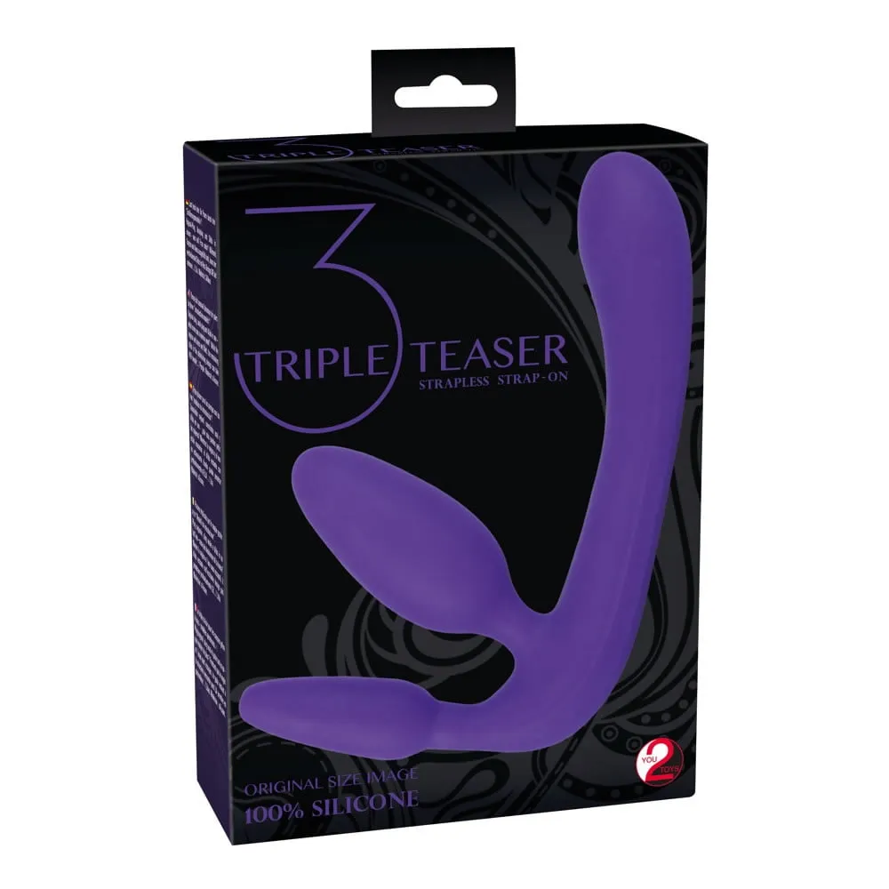 Strap-On og Dobbeltdildo Triple TeaserLilla