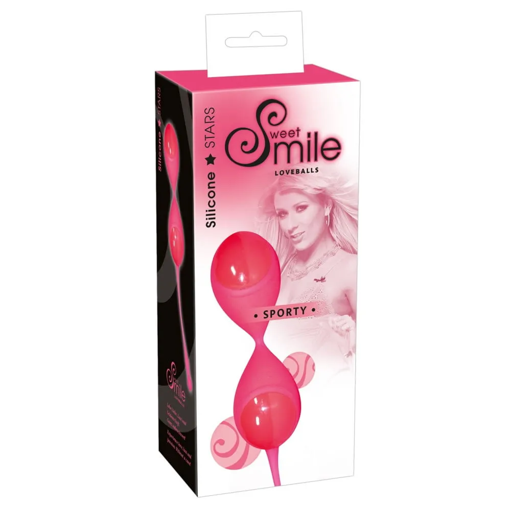 Bækkenbundskugler Smile Loveballs SportyPink