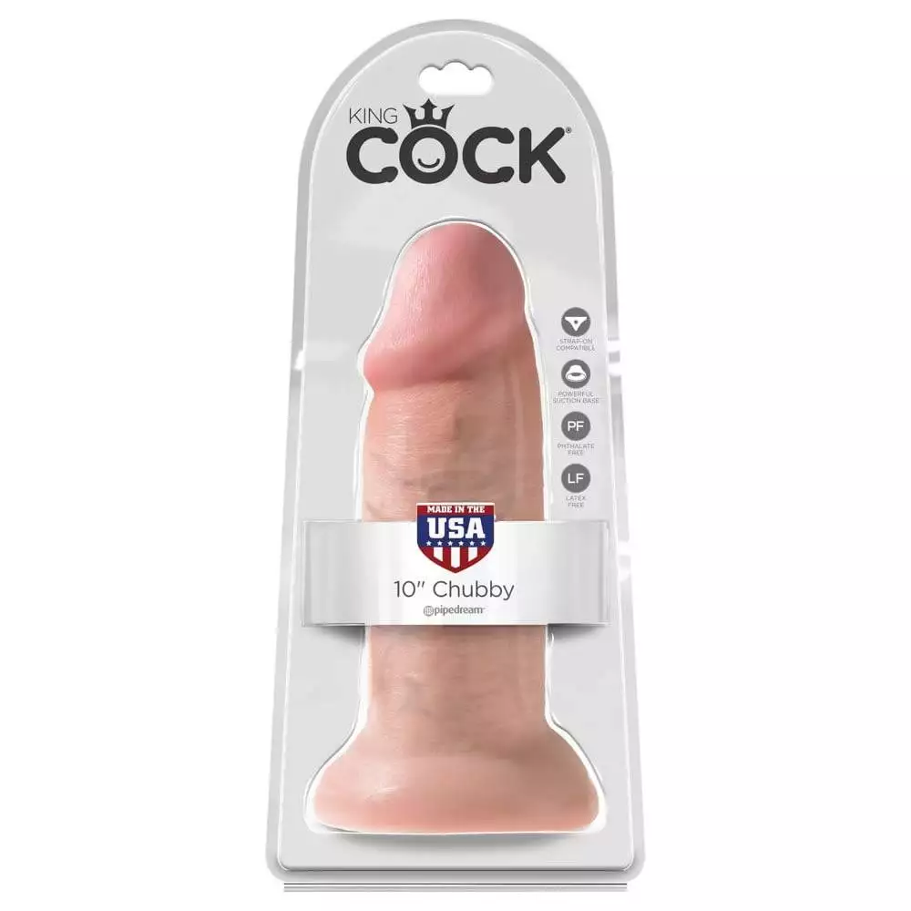 XL Dildo King Cock med Strap-On SugekopHudfarve