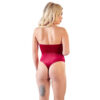 String Body i Rød af Velour og Blonder - Image 4