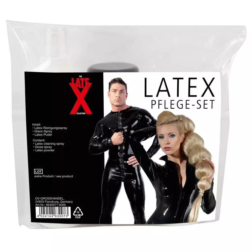 Latex Plejesæt Til Sexlegetøj og LatextøjPakke