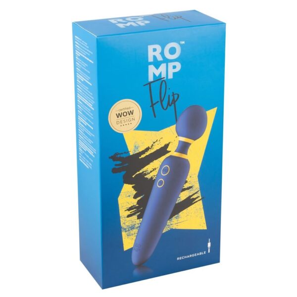 ROMP Flip Massagestav - Wand VibratorBlå / Gul