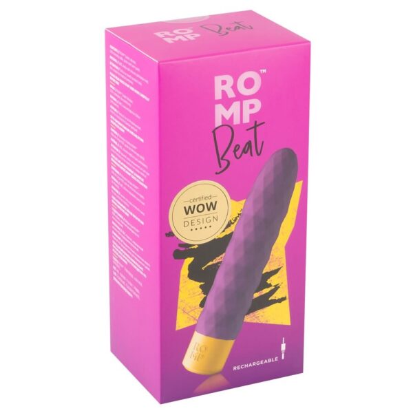 ROMP Beat Silikone VibratorLilla / Gul