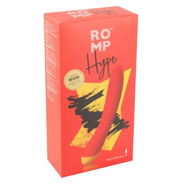 ROMP Hype Silikone G-Punkt VibratorRød / Gul