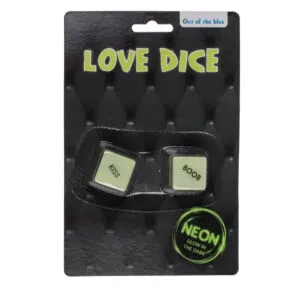 Glow in the dark Love Dice