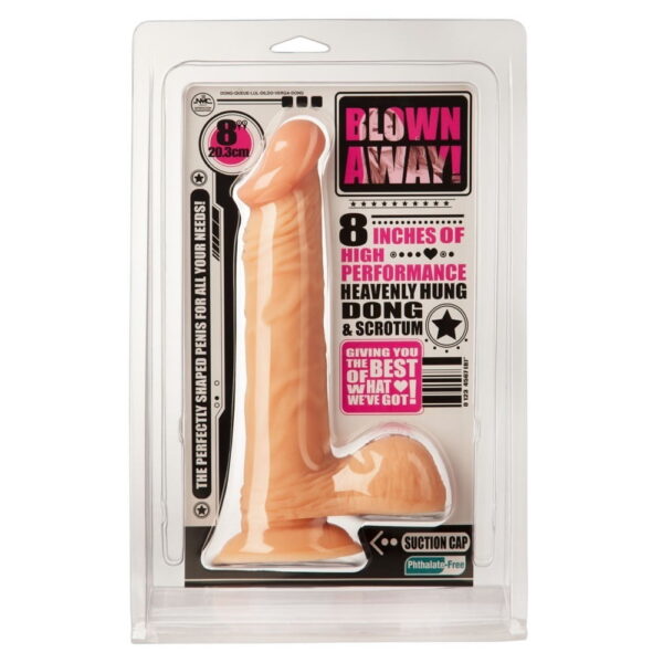 Dildo Blown Away med SugekopHudfarve