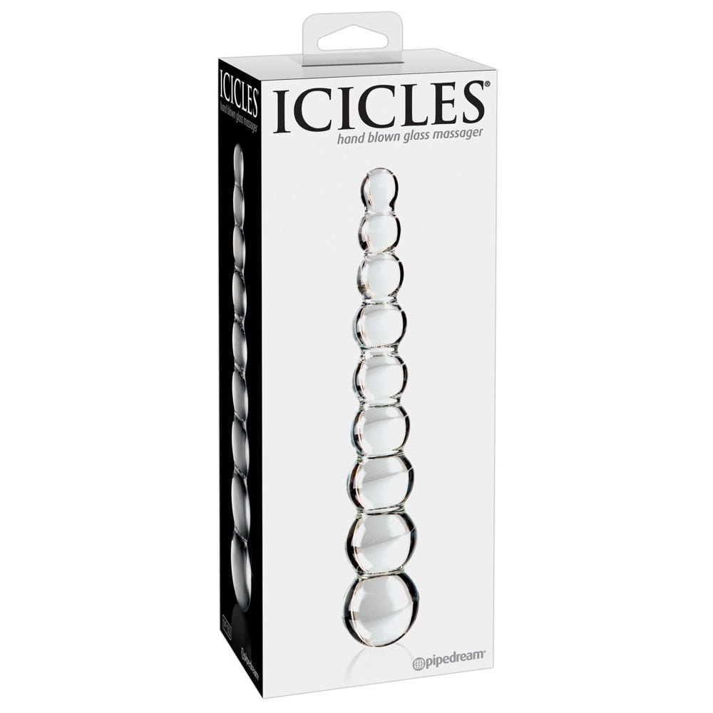 Icicles no. 2 Glas DildoKlar / Gennemsigtig
