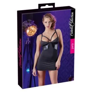 Kjole i Sort med Wetlook