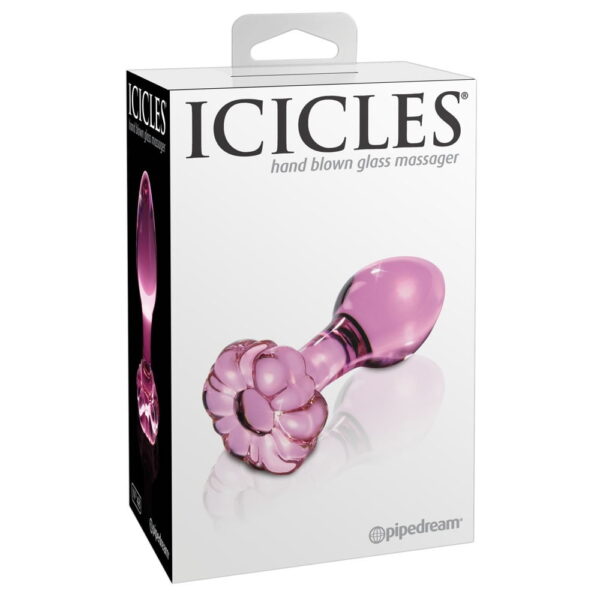Icicles nr. 48 glas anal plugRosa