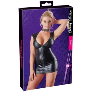 Wetlook Minikjole med Lynlås