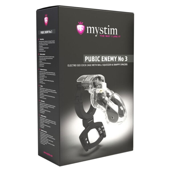 Mystim Pubic Enemy No. 3 Kyskhedsbælte til ElektrosexOnesize
