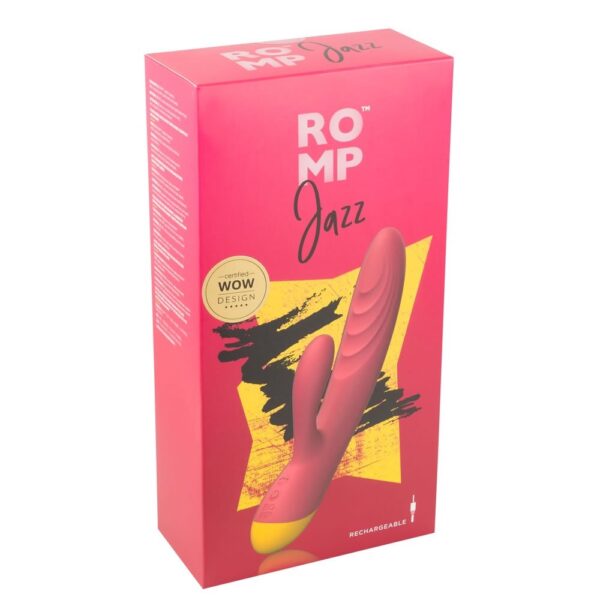 ROMP Jazz Silikone Rabbit VibratorPink / Gul