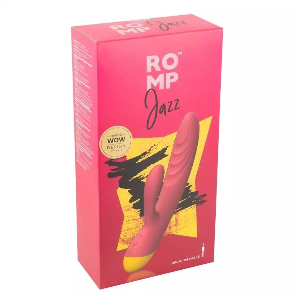 ROMP Jazz Silikone Rabbit VibratorPink / Gul
